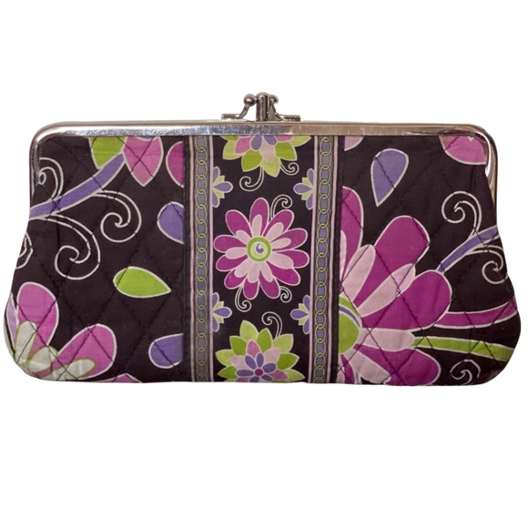 Vera Bradley Handbags - Vera Bradly quilted floral snap wallet